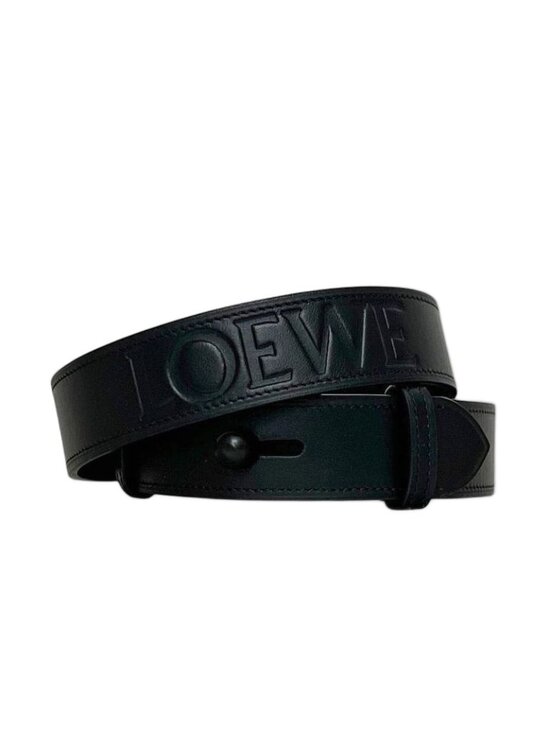 Loewe Belt Black Waist 80 cm 30 mm Leather main image 8
